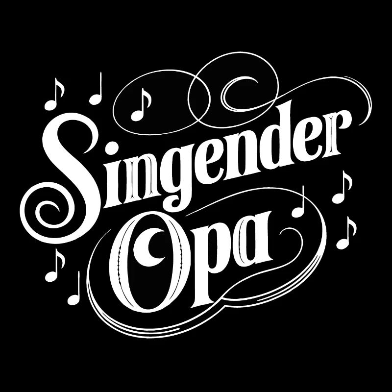 Singender Opa - unser Opa Großvater singt gerne