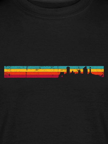 Retro Sunset Skyline
