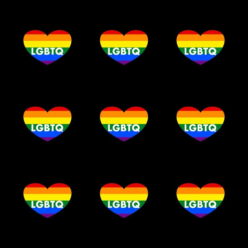 Rainbow Heart LGBTQ Pride