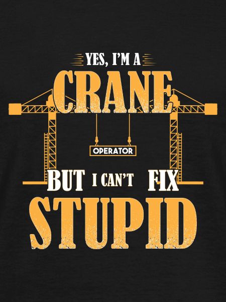 Crane operator crane