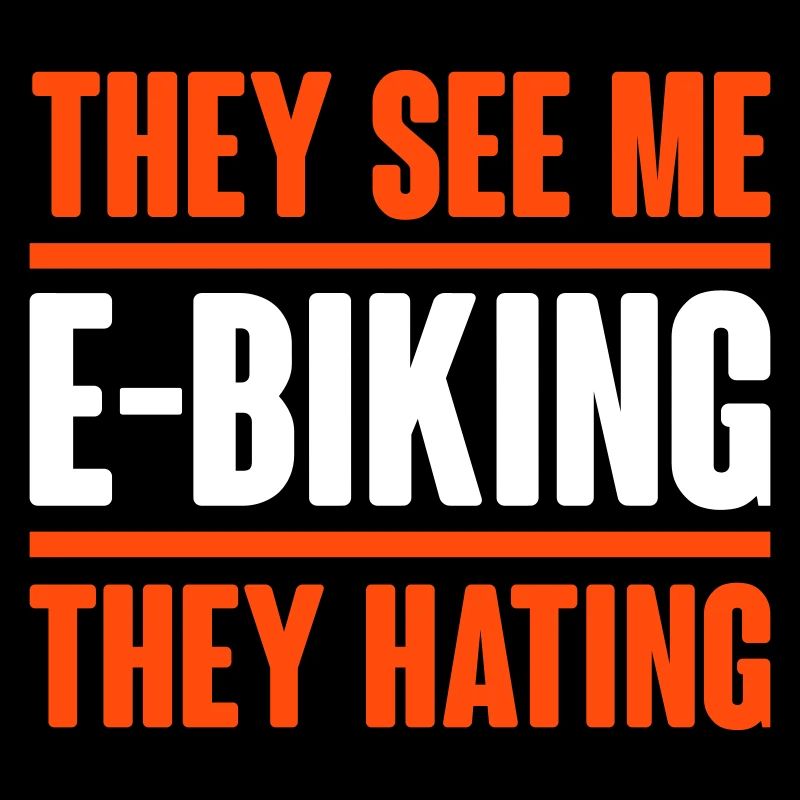 Ils me voient e vélo - Vector Graphics