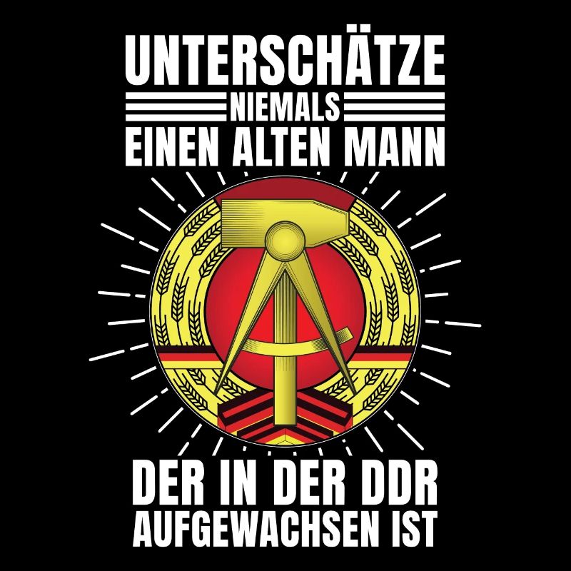 DDR Tshirt Men Never underestimate an old one