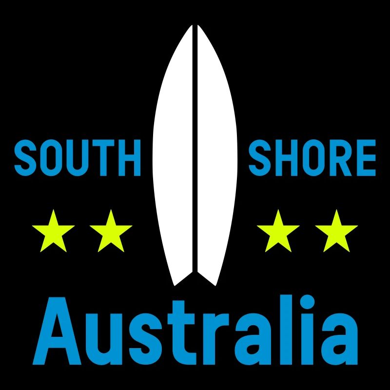 South shore, Australie (planche de surf, étoiles)