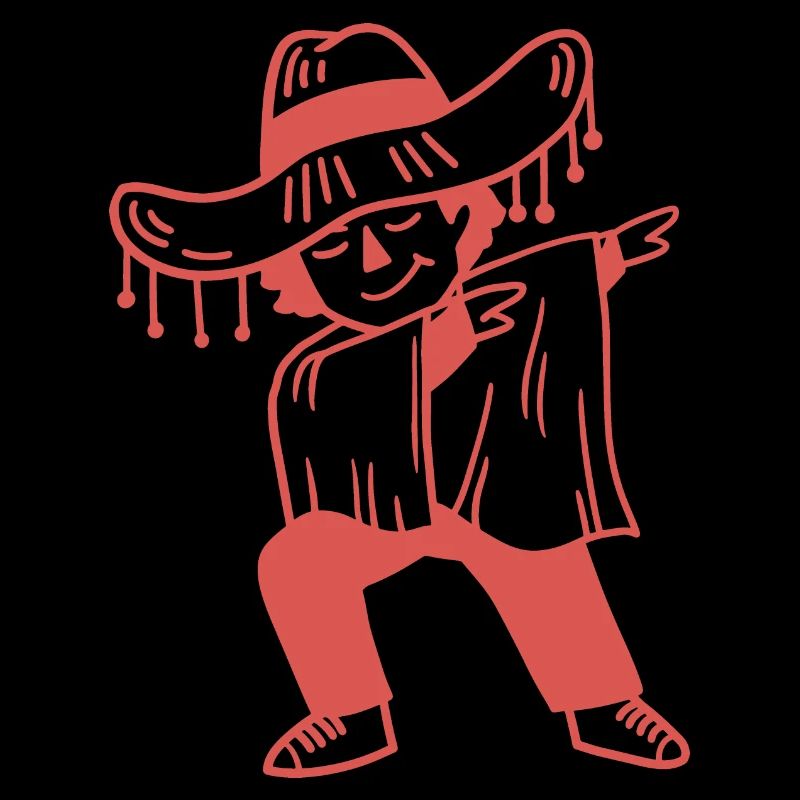 Dabbing Mexikaner Cinco de Mayo