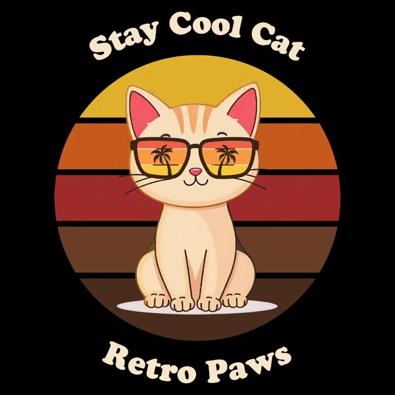 Retro Cool Cat