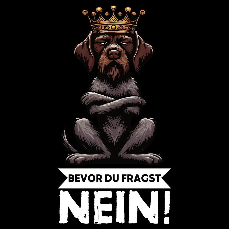 Bevor Du Fragst Nein Deutsch Drahthaar Drahthaare 