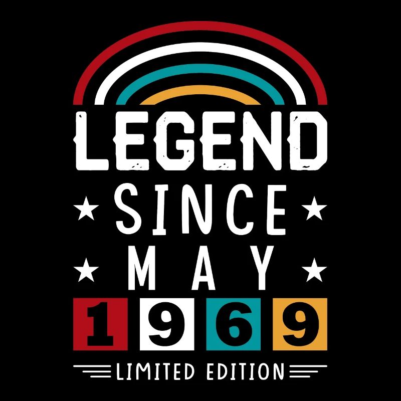 1969 Legend Since Birthday Gift May