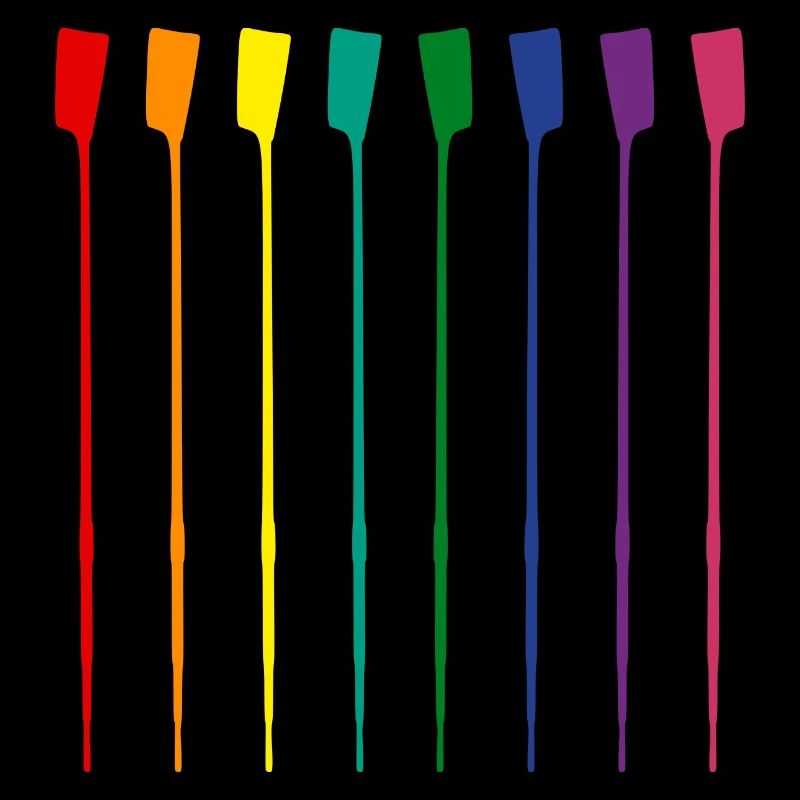 Rowing oars pride gift for rowers