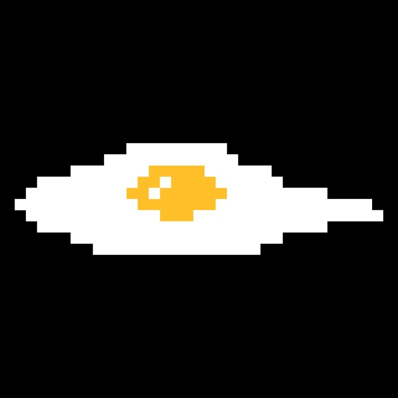 Œuf au plat Pixel