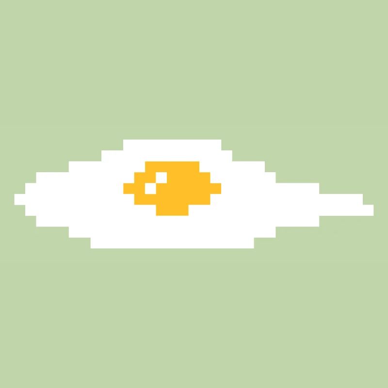Pixel Fried Egg