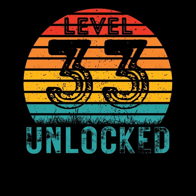 33 years - 33rd birthday Level 33 Complete Design