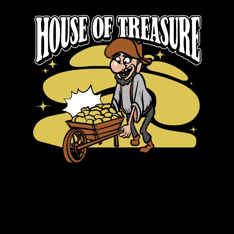 Prospectors Digging Treasure