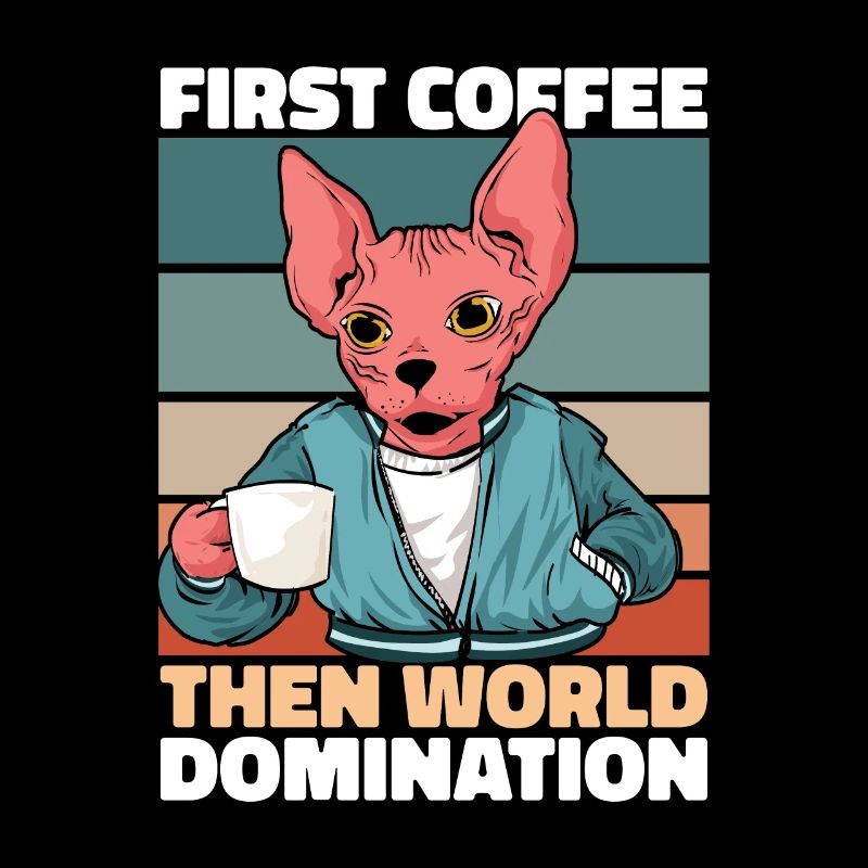 Café pour chat Sphynx