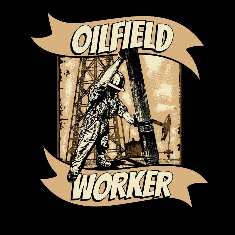 Ölfeld Bohrinsel
