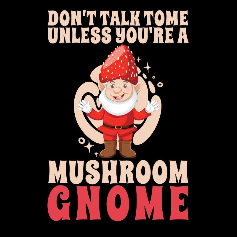 Cueilleurs de champignons Champignons Drôle de nain de champignons