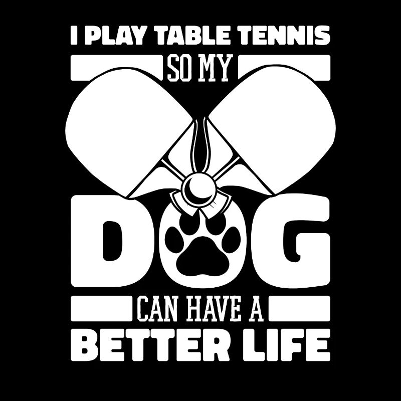 Tennis de Table Ping-Pong Chien
