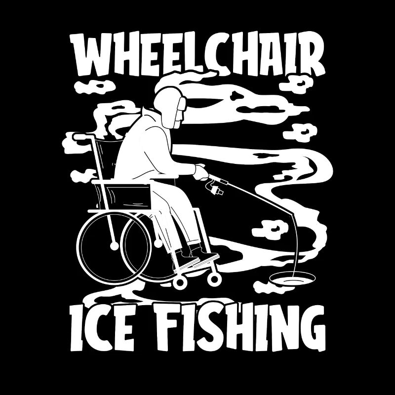 Eisfischen Eisangeln Rollstuhl