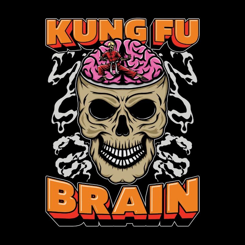 Kung Fu Schädel Kung Fu Brain