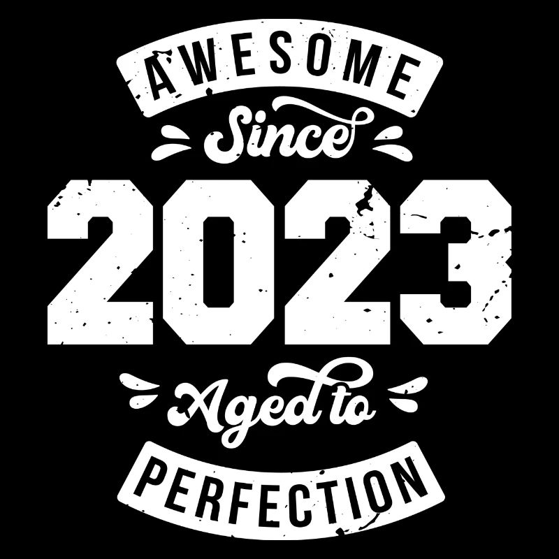 Millésime 2023 anniversaire - rétro 2023