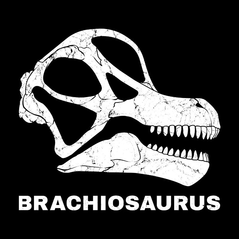 Tête fossile de Brachiosaurus
