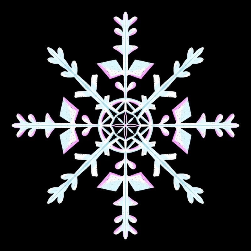 Cristal de glace / Flocon de neige
