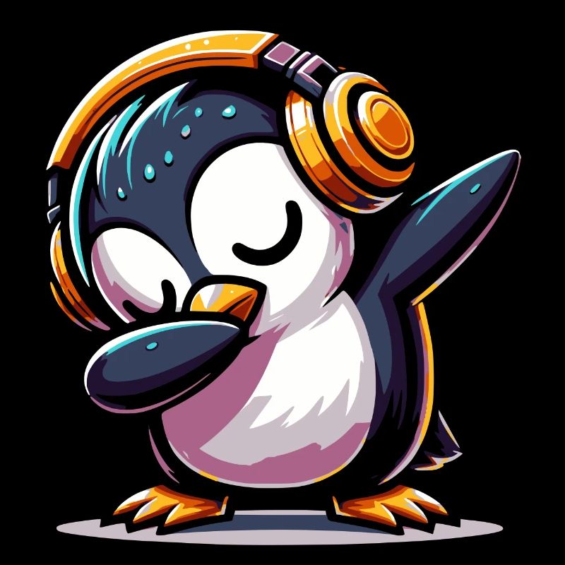 Dabbing Penguin