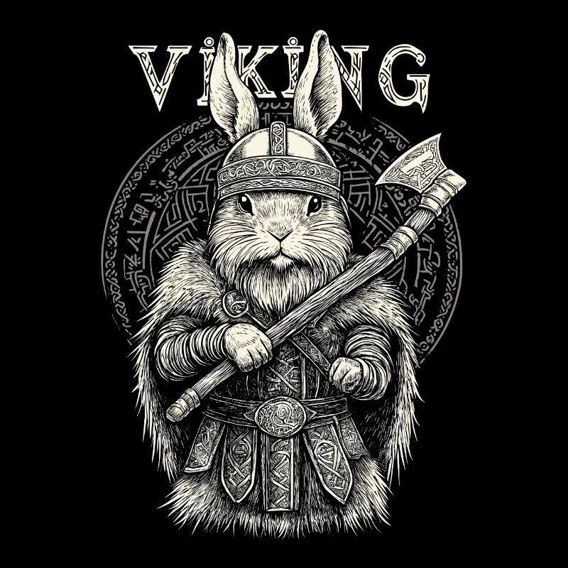 Viking Viking Wikinger Hase Rabbit Valhalla
