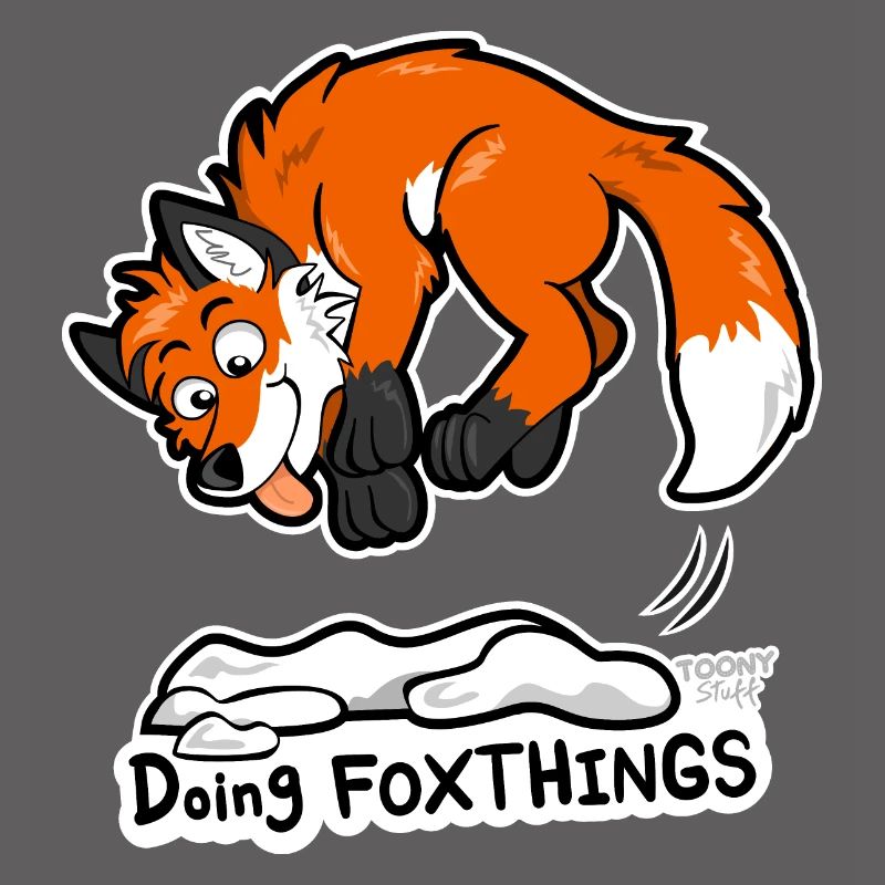 Red Fox Doing Foxthings