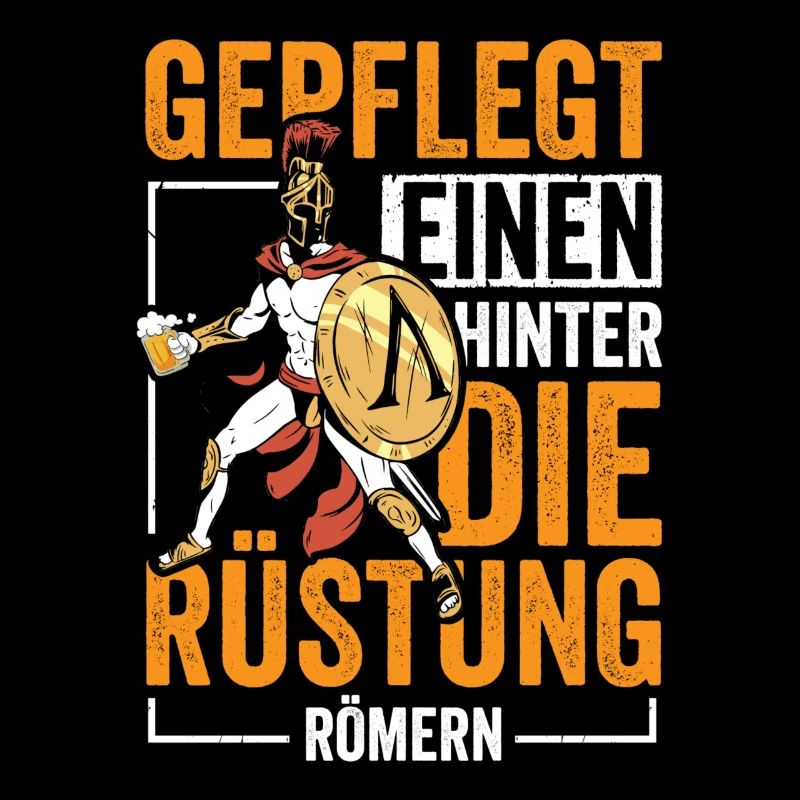 Bier Gepflegt einen hinter die Rüstung Römern