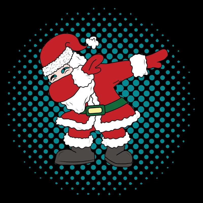 Dabbing Weihnachtsmann Weihnachten Geschenk