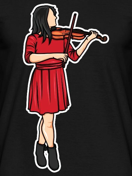 Violinist Drawing