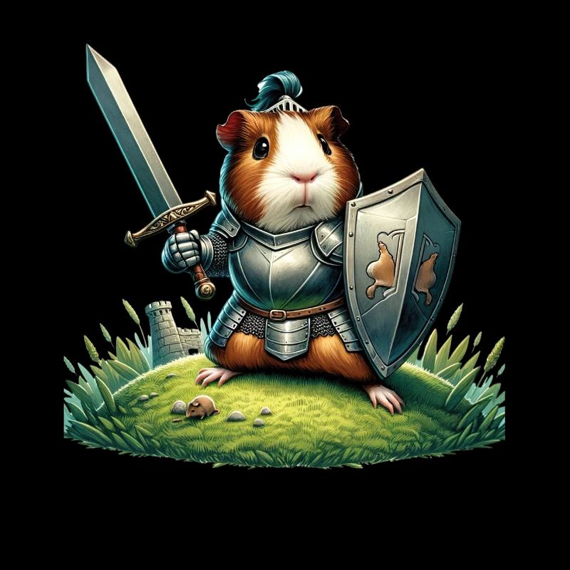 Knight Guinea Pig Tiny Castle Defender