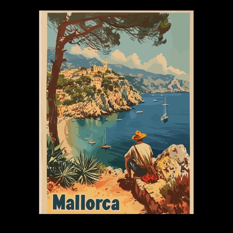 Vintage Mallorca Reise Spanien Insel