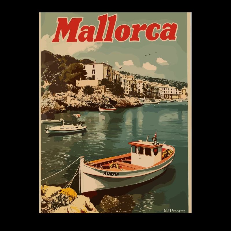 Vintage Mallorca Reise Spanien Insel