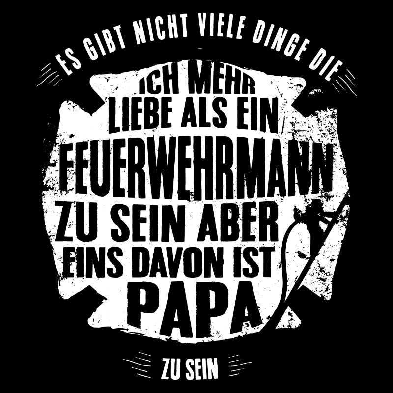 Feuerwehr Papa Tshirt