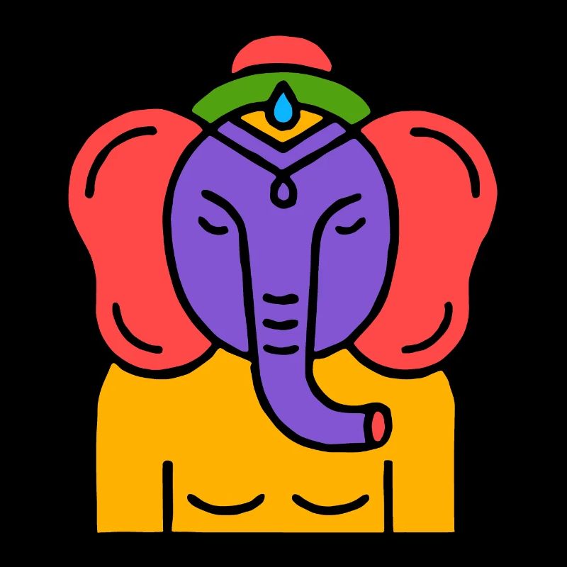 Symbol eines indischen Elefanten, Kultur Indiens
