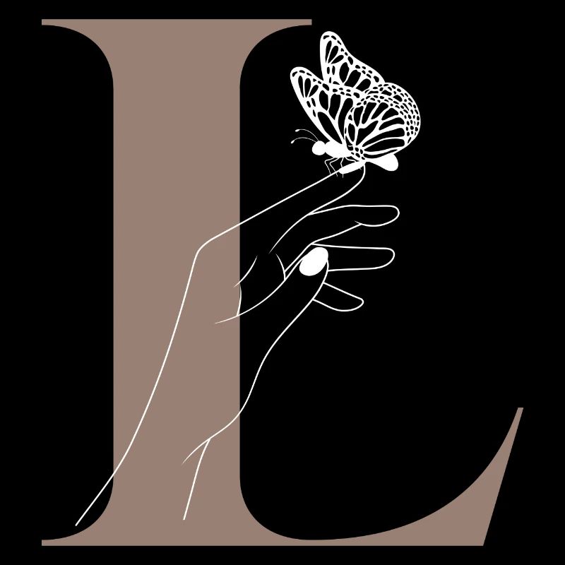 Letter L Magic Butterfly