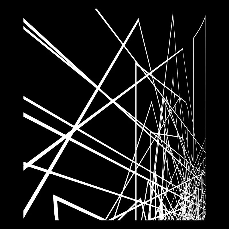 Verrückte Linien Abstrakte Kunst Geschenkidee Cool