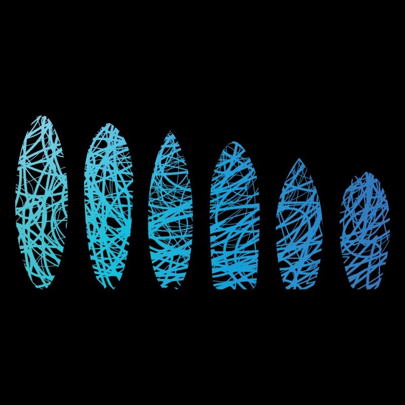 Planches de surf Scribble Surfboard Surfer Surfboard