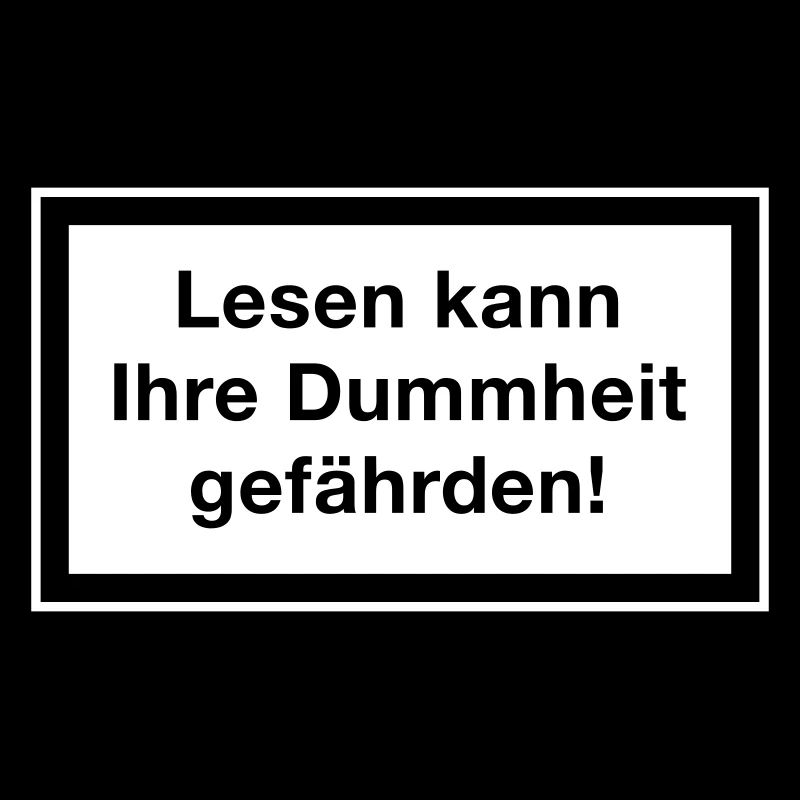 Reading can endanger your stupidity!