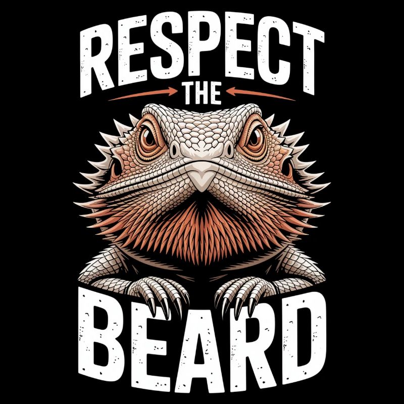 Respect the Beard! Bartagame Reptil Terraristik