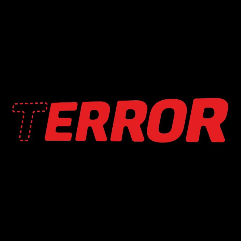 T - ERROR logo humour science fiction horreur