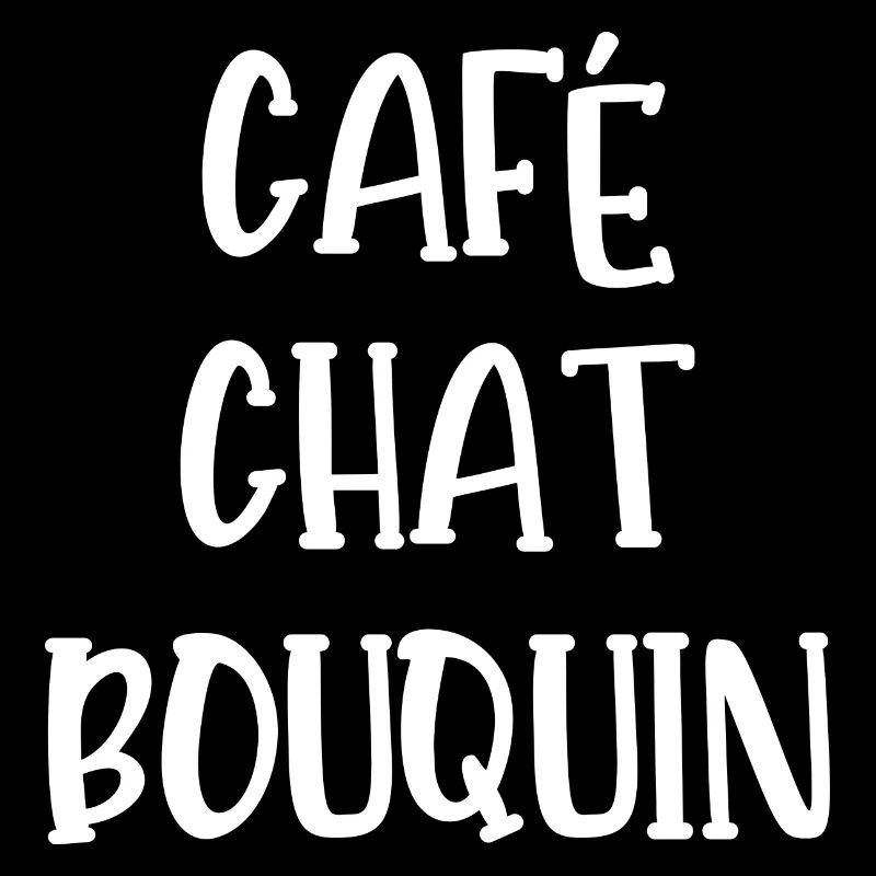 café chat bouquin
