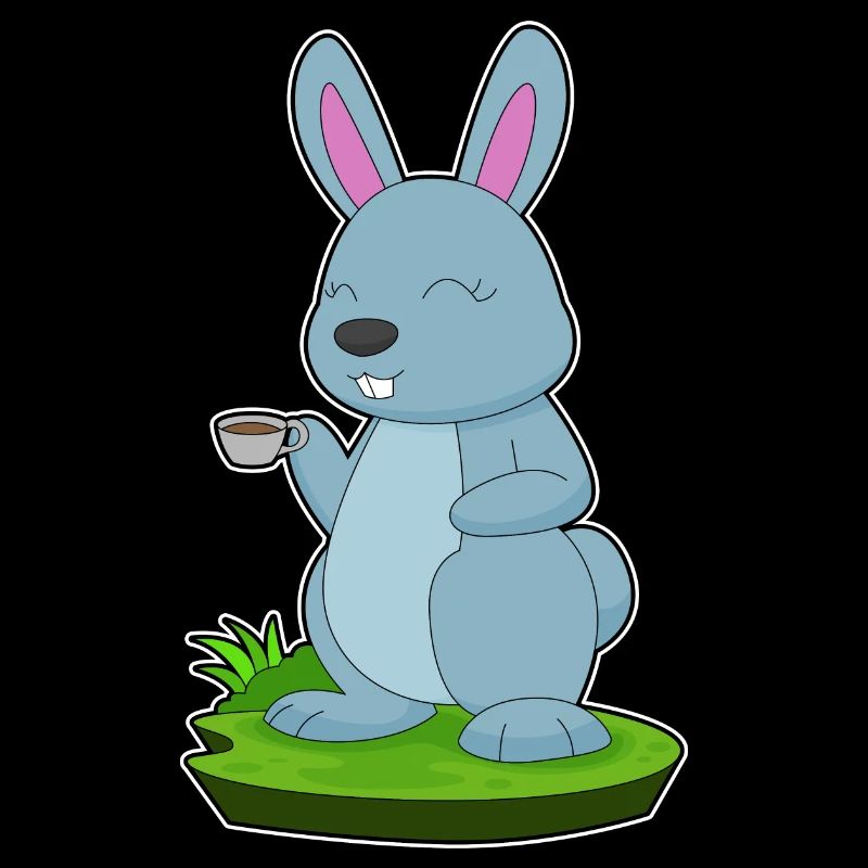 Tasse à café lapin