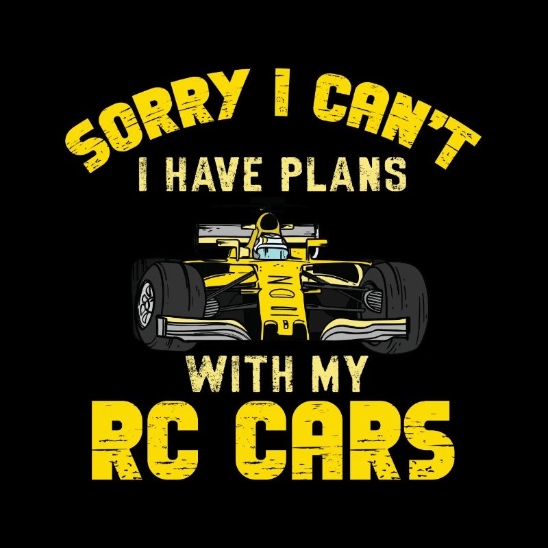 RC Auto Hobby Spruch Ferngestuertes Auto