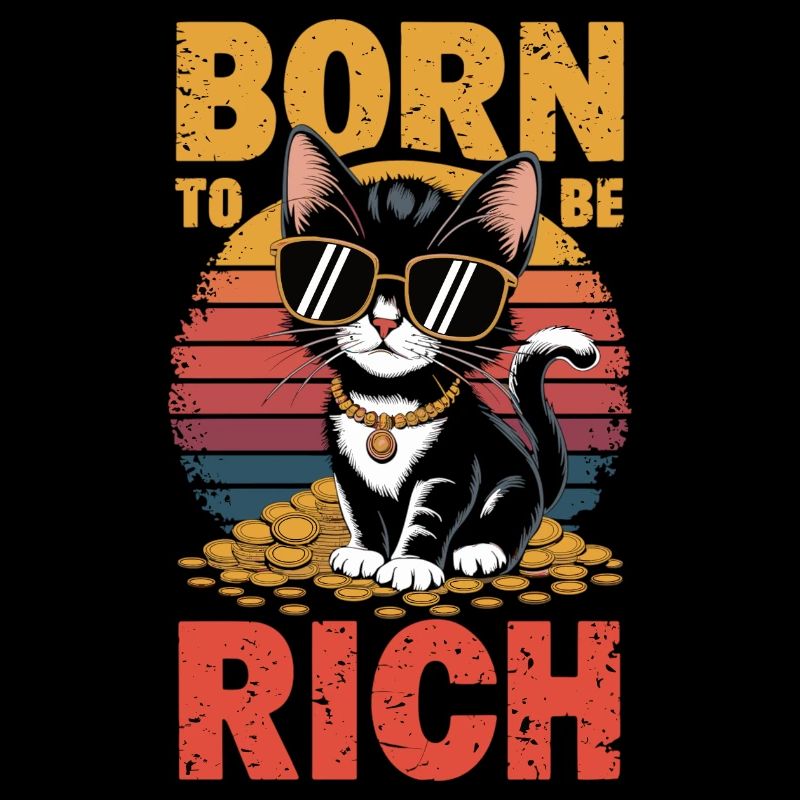 Né pour la richesse – Édition Cool Cat