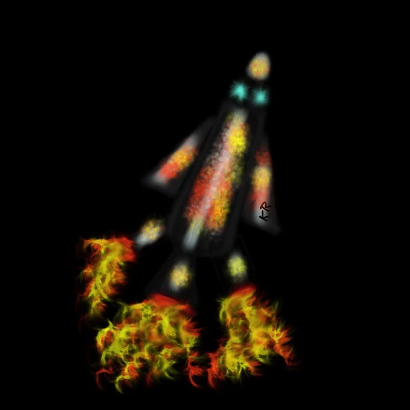 Rocket Colorful