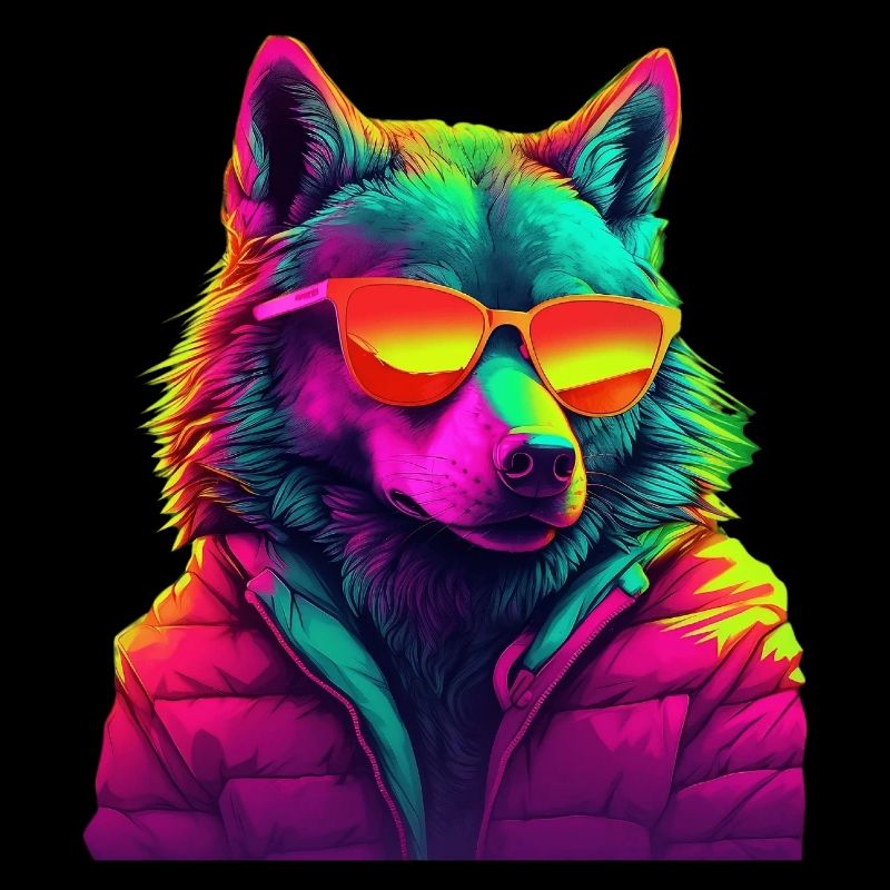 Wolf with Sunglasses Wolves Predator Nature Forest