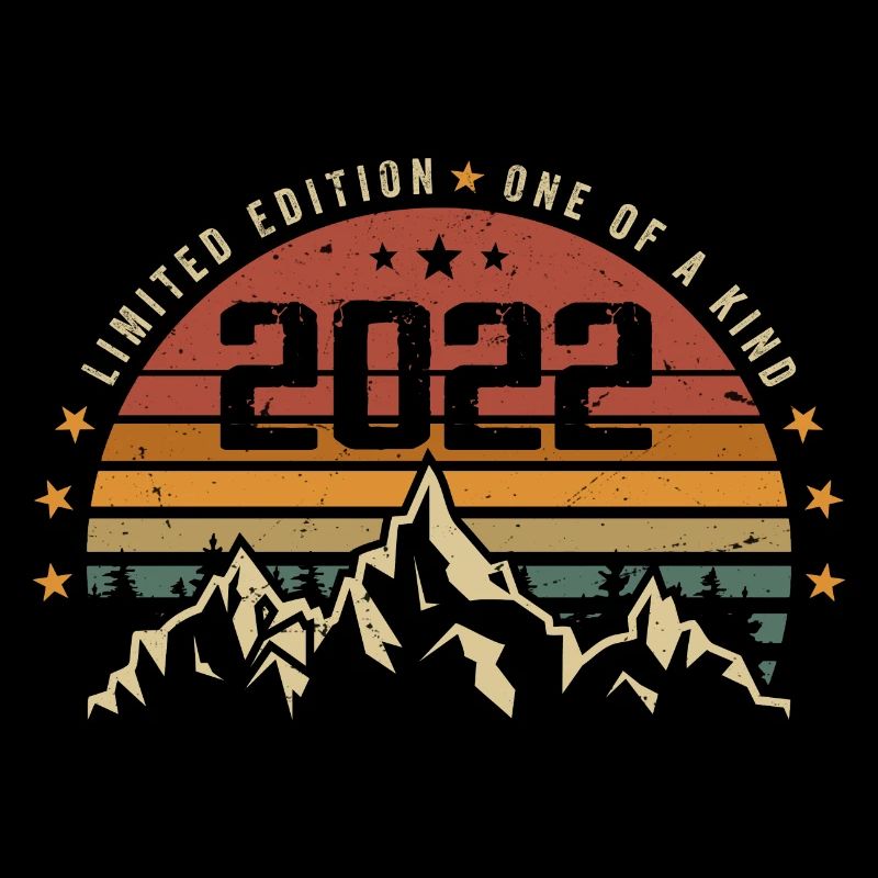 Né en 2022 - Vintage Cadeau D'anniversaire 2022