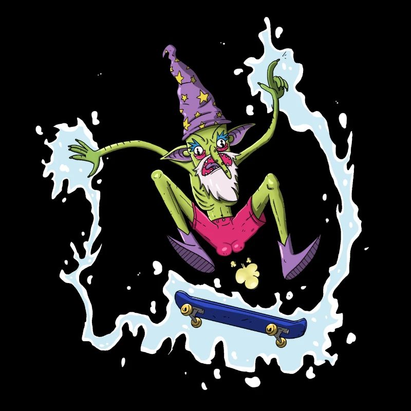 Wizard Skating Poop